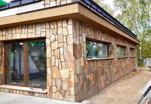 Плитняк кора дерева для фасада купить в Курске