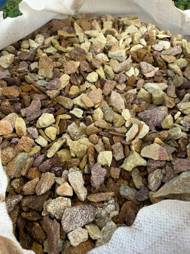 Златолит персиковый декоративная каменная крошка купить в Курске