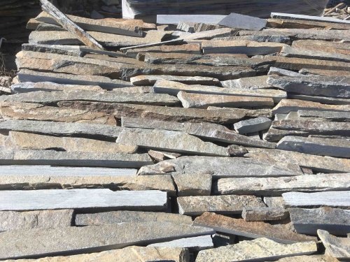 Горбушка златолит мультиколор для облицовки купить в Курске