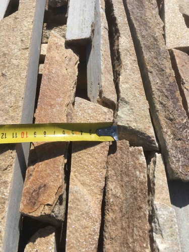 Горбушка златолит золотистый для облицовки купить в Курске