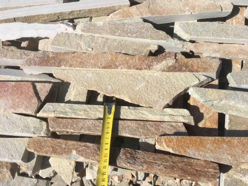 Горбушка златолит золотистый для облицовки купить в Курске