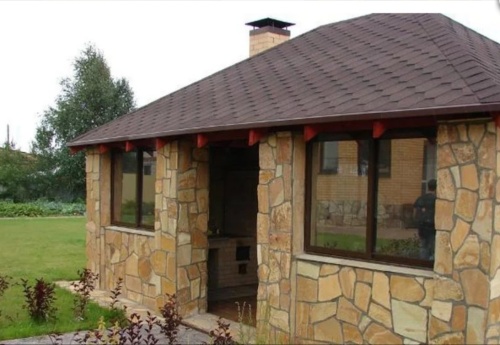 Плитняк златолит жёлтый золотистый для фасада 1,5-3см купить в Курске