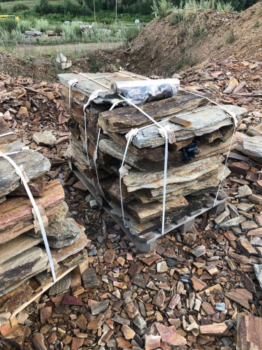 Плитняк кора дерева 50-100мм для пошаговых дорожек купить в Курске