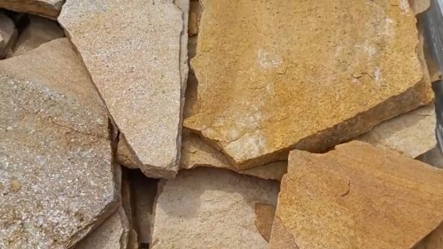 Плитняк златолит жёлтый для фасада 1,5-3 см купить в Курске