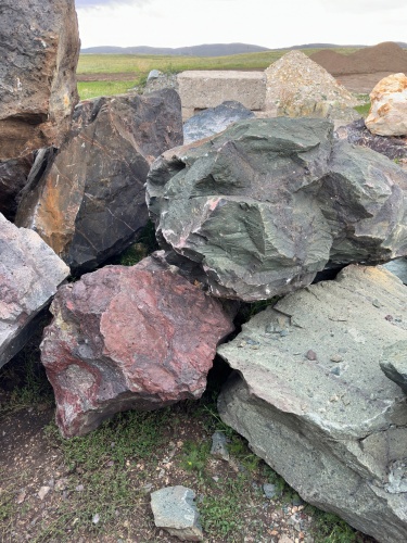 Камни для ландшафтного дизайна зелёные 10-60 килограмм купить в Курске