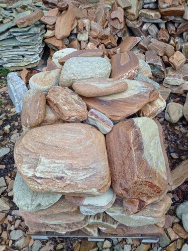 Златолит жёлтый, жёлто-зелёный глыбки и валуны для ланшафтного дизайна купить в Курске