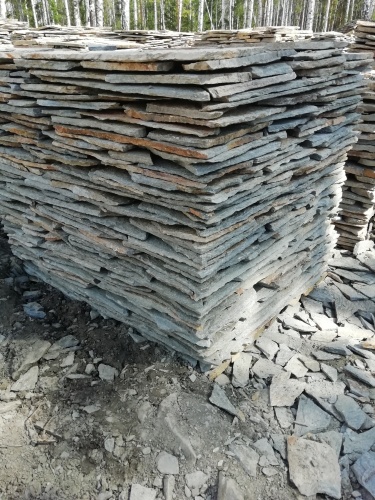 Плитняк златолит Уральский для цоколя, отмостки купить в Курске