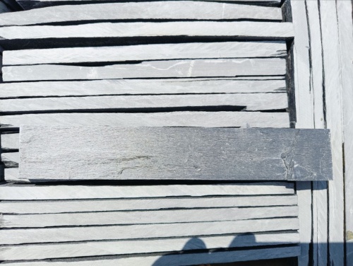 Плитка чёрная из натурального камня фасадная 30 см * 5 см, толщина 7 мм -30 мм купить в Курске